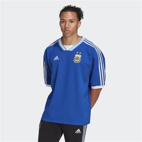 adidas camiseta argentina azul.